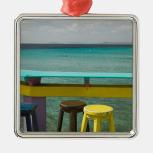 ABC-eilanden, BONAIRE, Kralendijk: Ocean uitzicht Metalen Ornament