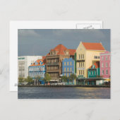ABC-eilanden, CURACAO, Willemstad: Harborfront 2 Briefkaart (Voorkant / Achterkant)