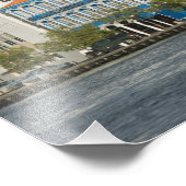 ABC-eilanden, CURACAO, Willemstad: Harborfront 2 Foto Afdruk (Hoek)