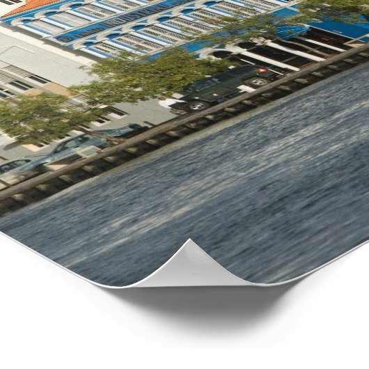 ABC-eilanden, CURACAO, Willemstad: Harborfront 2 Poster (Hoek)