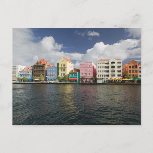ABC-eilanden, CURACAO, Willemstad: Harborfront Briefkaart (Voorkant)