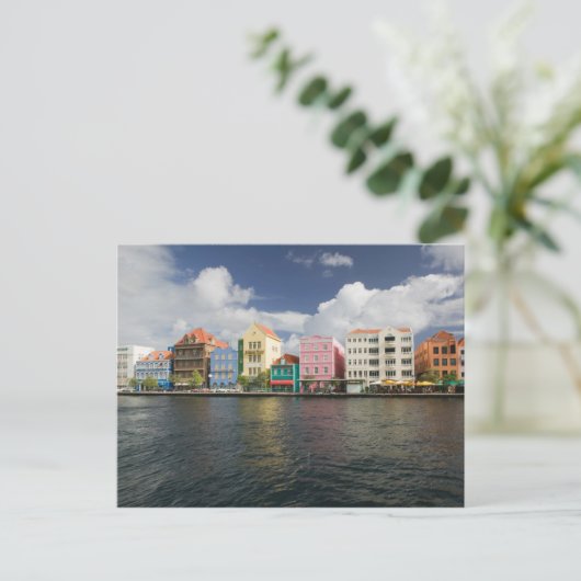 ABC-eilanden, CURACAO, Willemstad: Harborfront Briefkaart (Staand voorkant)