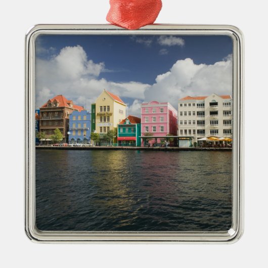 ABC-eilanden, CURACAO, Willemstad: Harborfront Metalen Ornament (Voorkant)