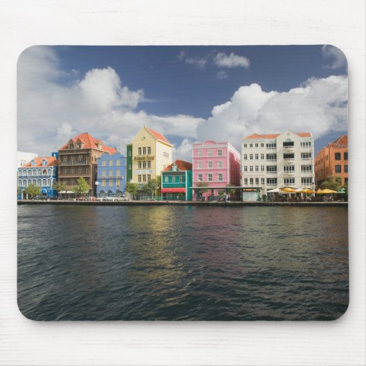 ABC-eilanden, CURACAO, Willemstad: Harborfront Muismat (Voorkant)