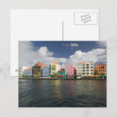 ABC-eilanden, CURACAO, Willemstad: Havenfront Briefkaart (Voorkant / Achterkant)