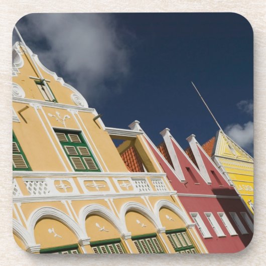 ABC-eilanden, CURACAO, Willemstad: Punda Bier Onderzetter (Voorkant)