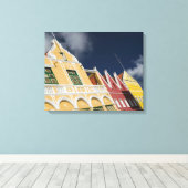 ABC-eilanden, CURACAO, Willemstad: Punda Canvas Afdruk (Insitu (Houten vloer))