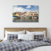 ABC-eilanden, CURACAO, Willemstad: Punda, Canvas Afdruk (Insitu (Slaapkamer))