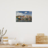 ABC-eilanden, CURACAO, Willemstad: Punda, Poster (Keuken)