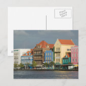ABC-eilanden, CURACAO, Willemstad: Waterfront 2 Briefkaart (Voorkant / Achterkant)