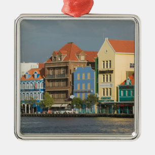 ABC-eilanden, CURACAO, Willemstad: Waterfront 2 Metalen Ornament