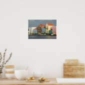 ABC-eilanden, CURACAO, Willemstad: Waterfront 2 Poster (Keuken)