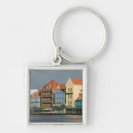 ABC-eilanden, CURACAO, Willemstad: Waterfront 2 Sleutelhanger (Voorkant)