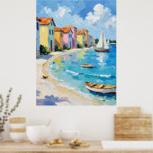 Abc eilanden kust poster (Keuken)