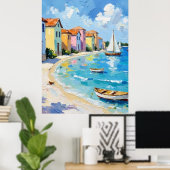 Abc eilanden kust poster (Thuiskantoor)