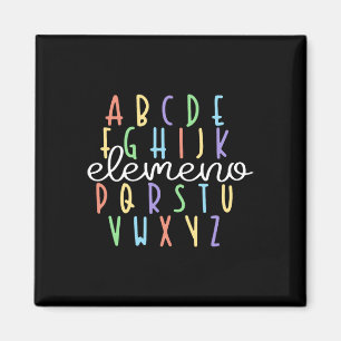 Abc Elemeno Kleuterleidster Cute Cadeaus Terug T Magneet