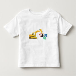 ABC Excavator Construction Truck Kinder Shirts