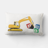ABC Excavator Construction Truck Kussen (Achterkant)