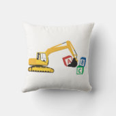 ABC Excavator Construction Truck Kussen (Achterkant)