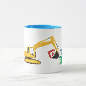 ABC Excavator Construction Truck Mok (Midden)