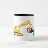 ABC Excavator Construction Truck Mok (Midden)