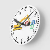 ABC Excavator Construction Truck Ronde Klok (Hoek)