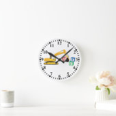 ABC Excavator Construction Truck Ronde Klok (Huis)