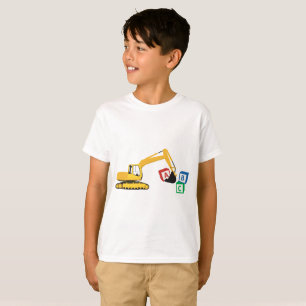 ABC Excavator Construction Truck T-shirt