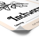 ABC Flashcards Baby shower Kleurplaten Activiteite Poster (Hoek)