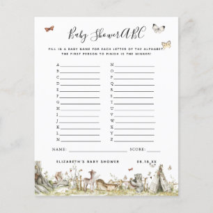 ABC Game   Vloeibaar Baby shower