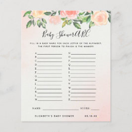 ABC Game | Vloeibaar Baby shower