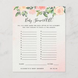 ABC Game   Vloeibaar Baby shower