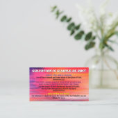 ABC Gospel Christelijke KJV Schrift Visitekaartje (Staand voorkant)