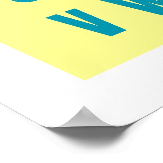 ABC-grafiek, A tot Z-Poster, Nursery Room Wall Art Poster (Hoek)