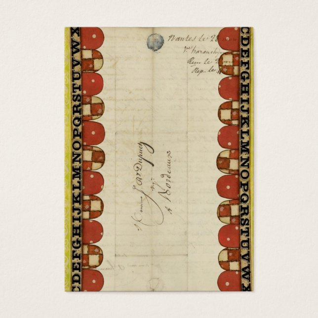 ABC Grens  Ledger Visitekaartje (Voorkant)