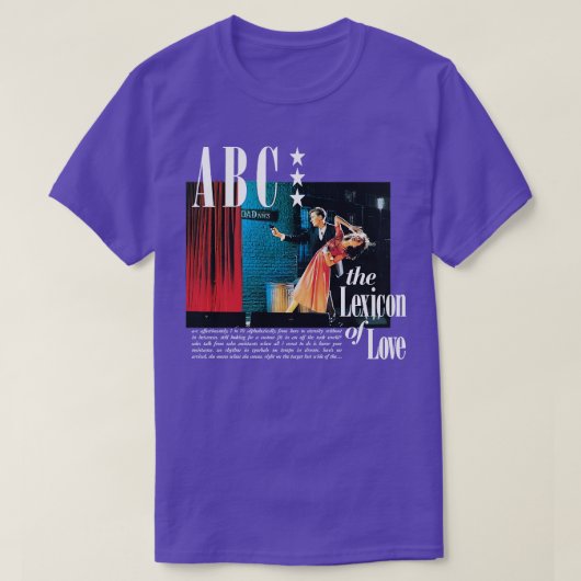 ABC Het lexicon van de liefde T-shirt (Design voorkant)