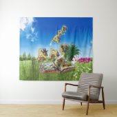 ABC-hoofdalphabet-thema's. Wandkleed (In Situ (horizontaal))