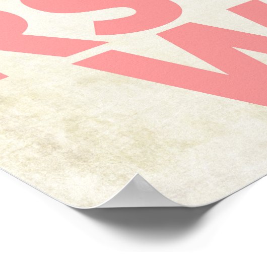 ABC I hou van U-Poster Poster (Hoek)