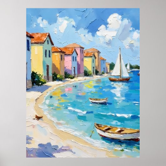 Abc islands coast poster (Voorkant)