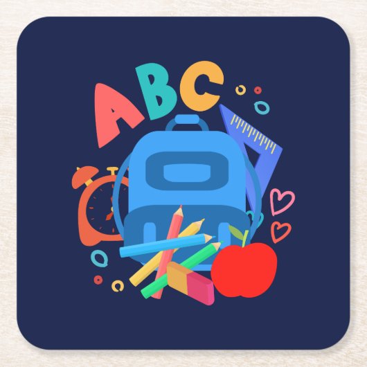 ABC KARTONNEN ONDERZETTERS (Voorkant)