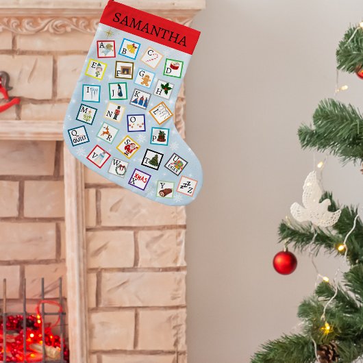 ABC Kerststrump Grote Kerstsok