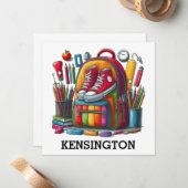 ABC KIJK ME AAN NOTITIEKAARTJE (Voorkant / Achterkant in situ)