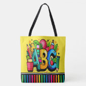 ABC Kijk naar mij - Zie achterkant Tote Bag (Voorkant)