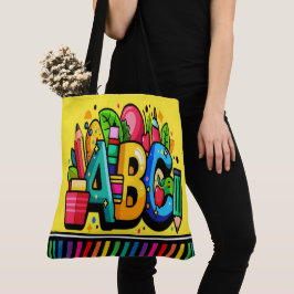 ABC Kijk naar mij - Zie achterkant Tote Bag