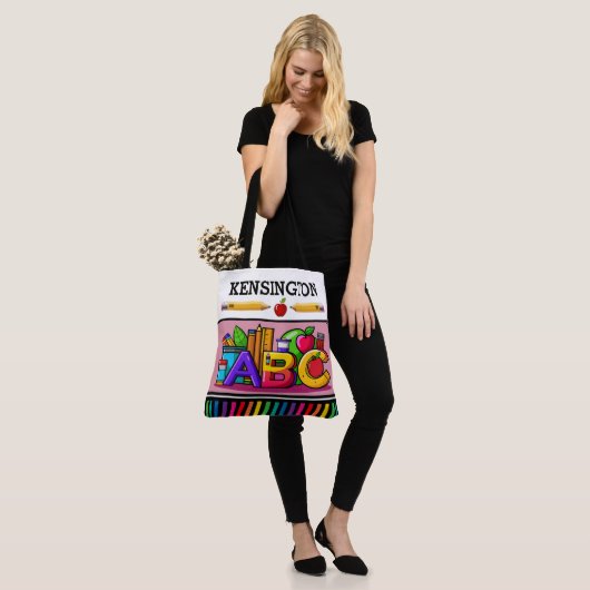 ABC KIJK NAAR MIJ - Zie Canvas tas (Op model)
