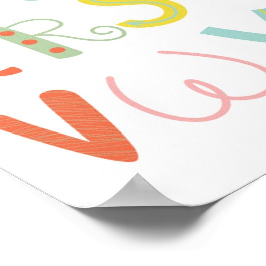 ABC Kinder Alfabet Poster (Hoek)