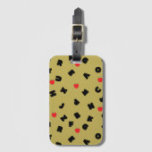 ABC Kindergarten Letter Safari Wild Tree School Bagagelabel (Voorkant (verticaal))