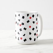 ABC Kindergarten Letter Safari Wild Tree School Koffiemok (Voorkant rechts)