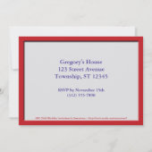 ABC Kinderverjaardagsuitnodigingen Kaart (Achterkant)