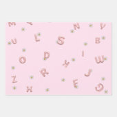 ABC kleuterschool daisy ballon student school Inpakpapier Vel (Voorkant 3)